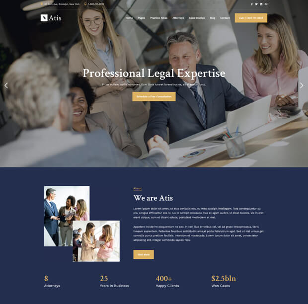 Lawyers Consulting Theme Atis 1