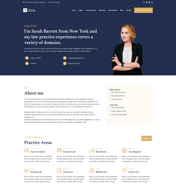 Lawyers Consulting Theme Atis 6