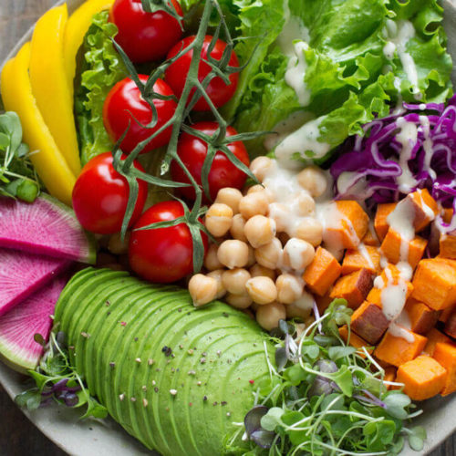 Greens Mix Salad Diet Bowl