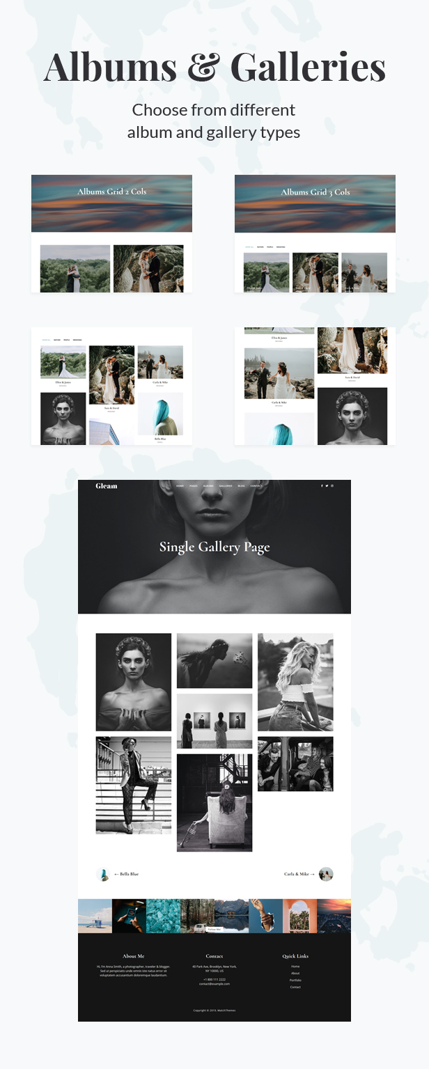 Gleam - Portfolio Photography WordPress Theme - 2