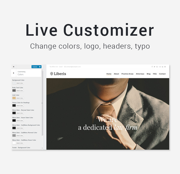 Liberis - Attorney Lawyer WordPress Theme - 2