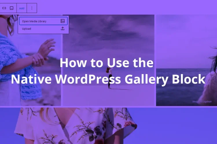 how to use WordPress gallery block