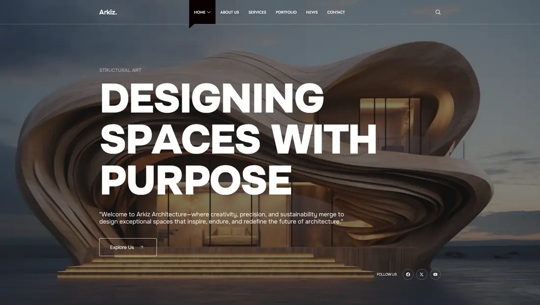 Arkiz architecture theme