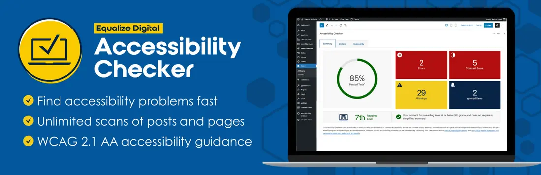 Equalize Digital Accessibility Checker WordPress plugin