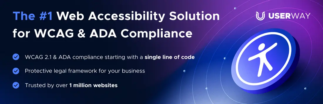 Accessibility WordPress plugin by UserWay