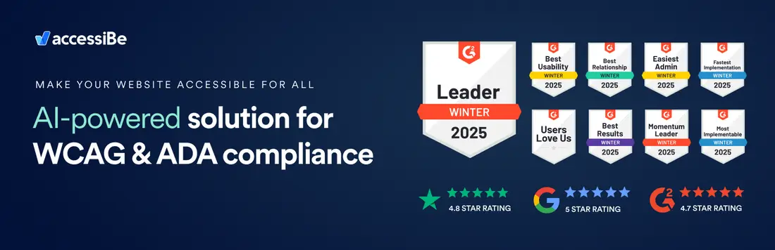 Web Accessibility WordPress plugin by accessiBe