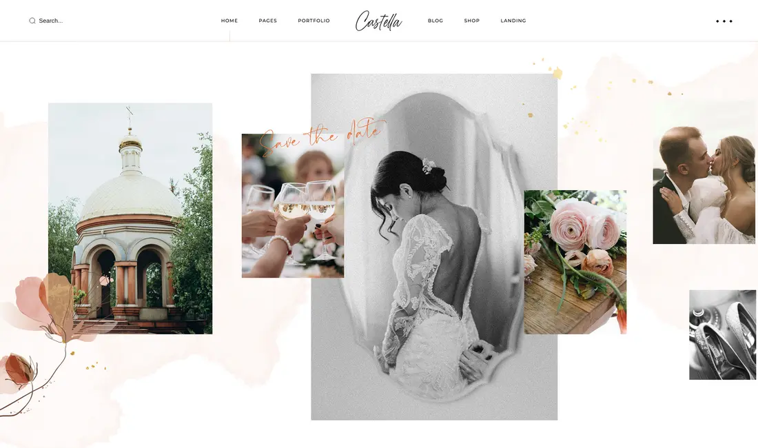 Castella Wedding Photography theme
