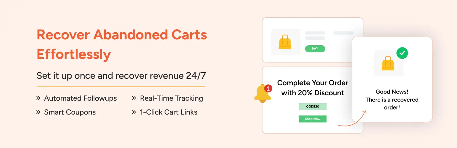 WooCommerce Cart Abandonment Recovery plugin