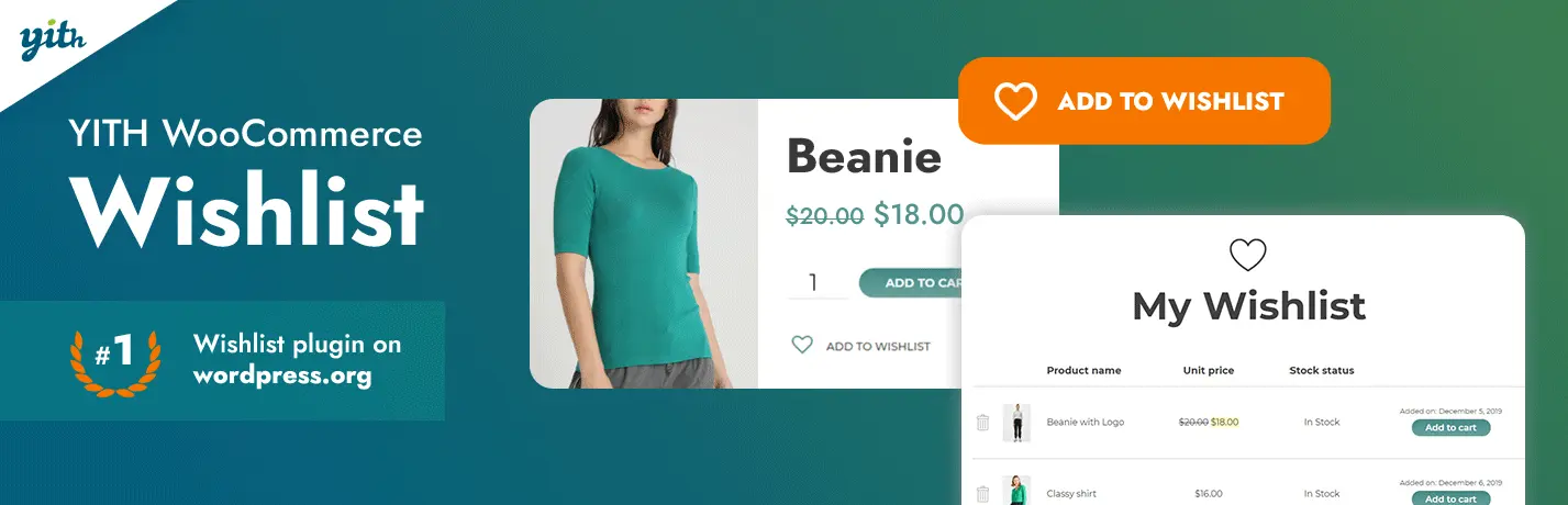 YITH WooCommerce Wishlist plugin