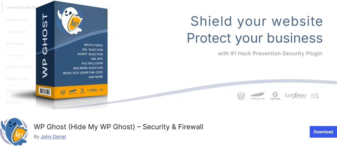 WP Ghost Security WordPress plugin
