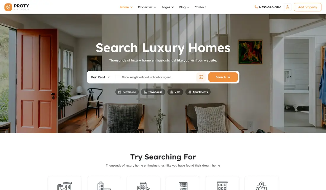 Proty - Real Estate WordPress Theme