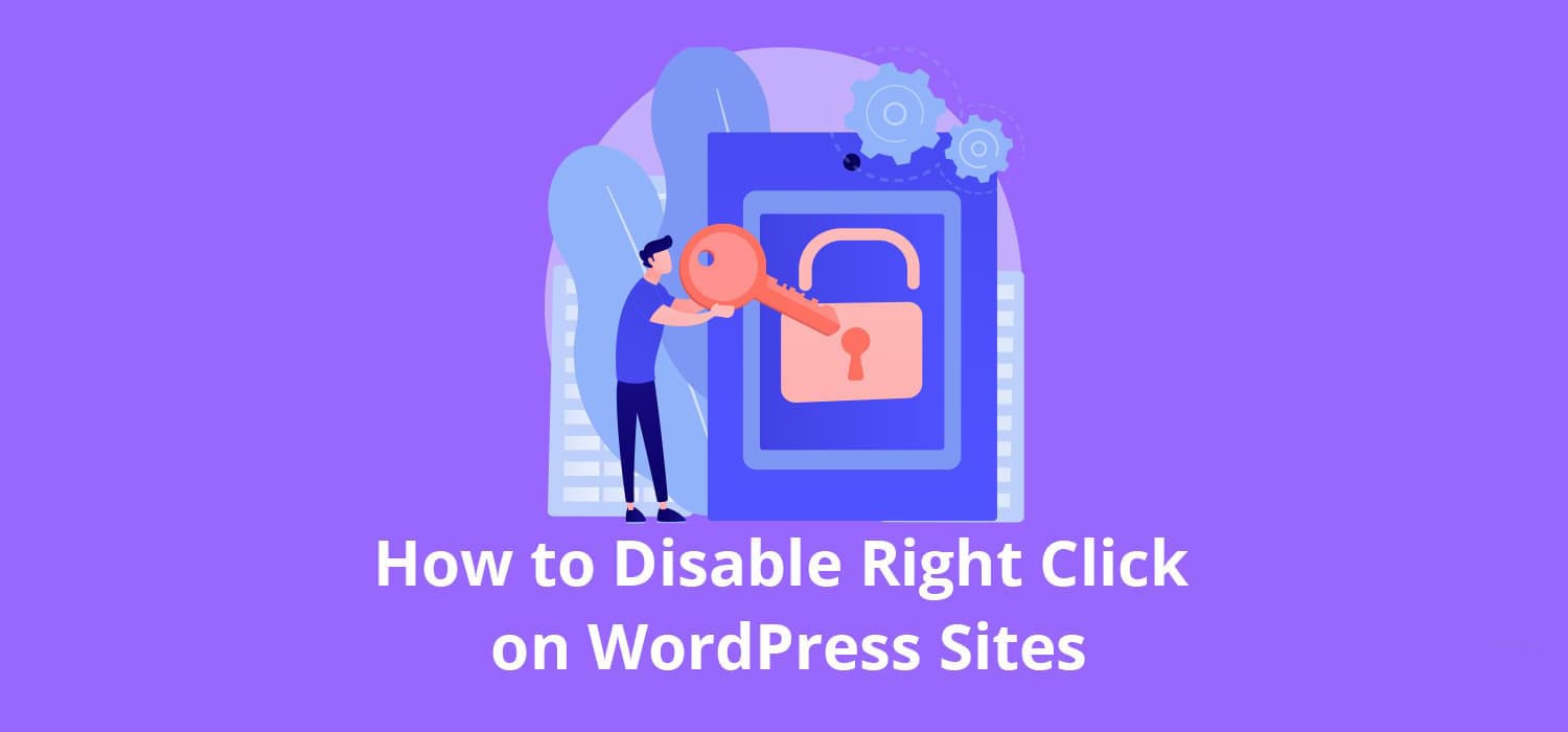 how to disable right click in WordPress
