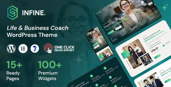 Infine Business Life Coach theme
