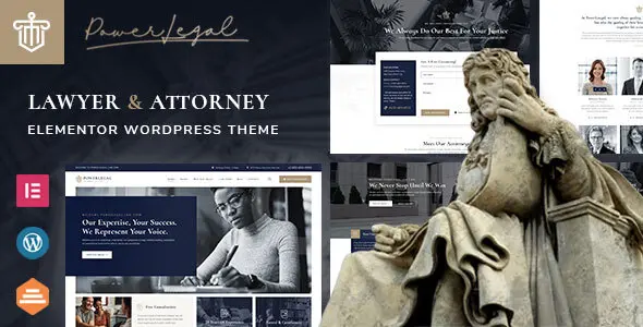 Powerlegal lawyer WordPress theme