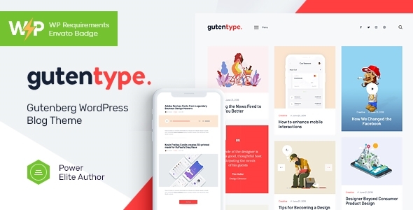 Gutentype blog theme