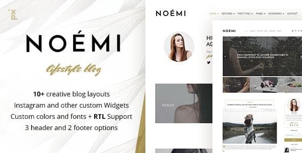 Noemi photo blog theme