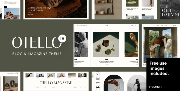 Otello blog magazine theme