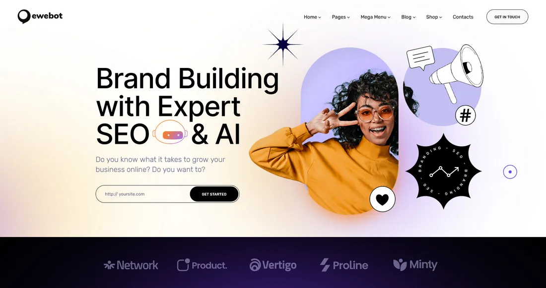 SEO Digital Marketing Agency - Ewebot theme