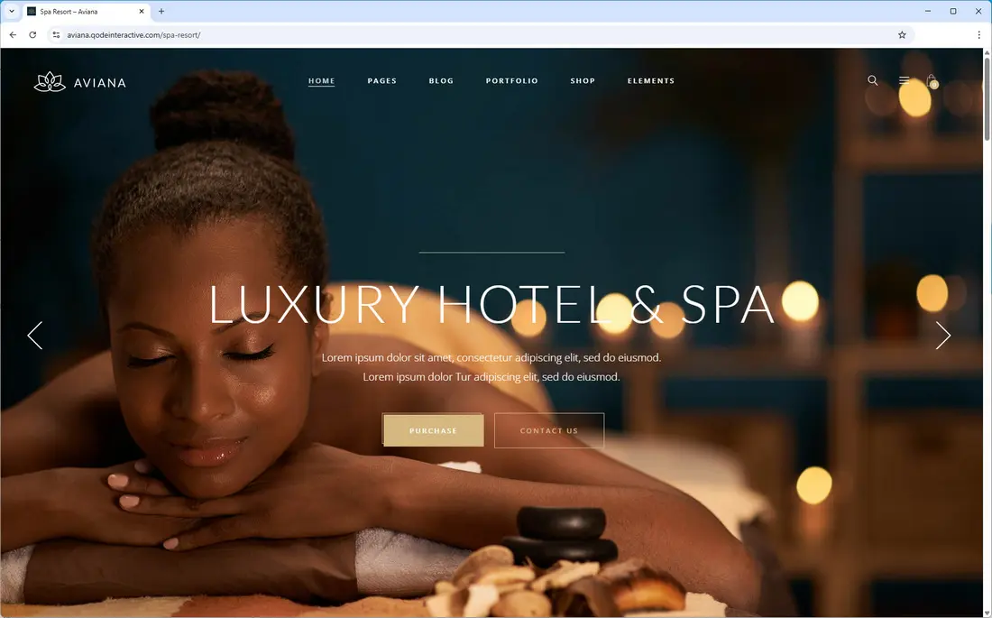 Aviana - Elegant Wellness & Spa WordPress Theme