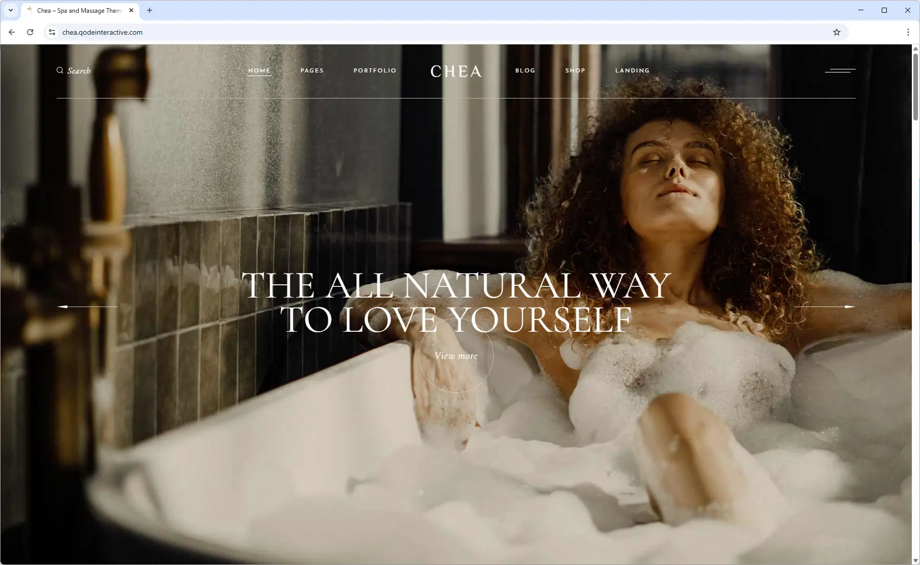 Chea - Spa and Massage WordPress Theme