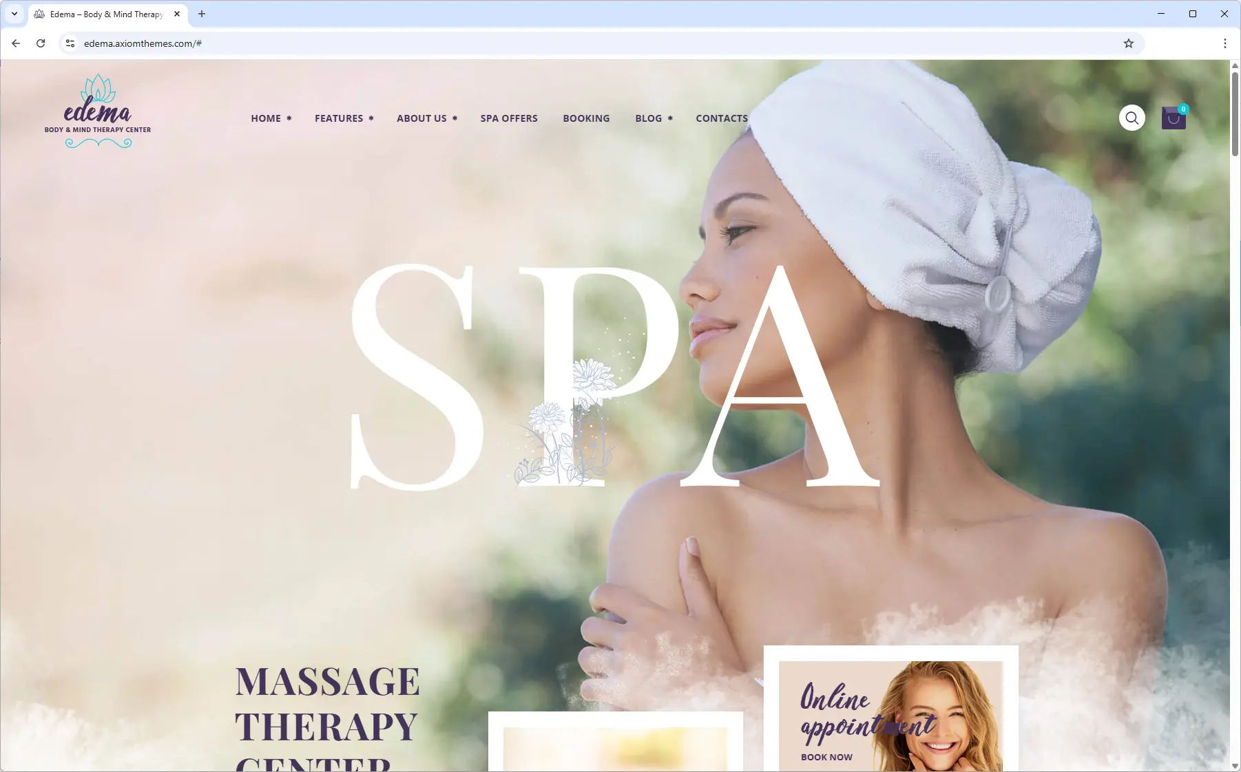 Edema Spa theme