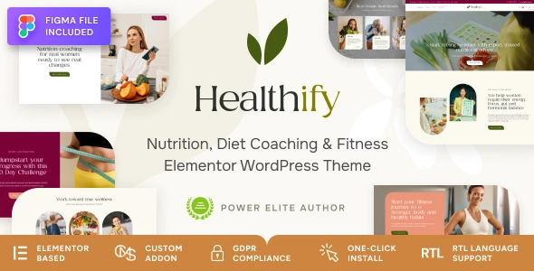 WordPress Food Blog Theme Healthify